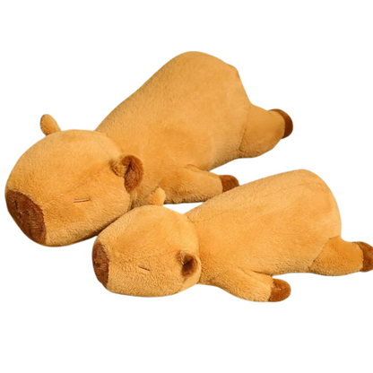 Peluche Capybara endormi