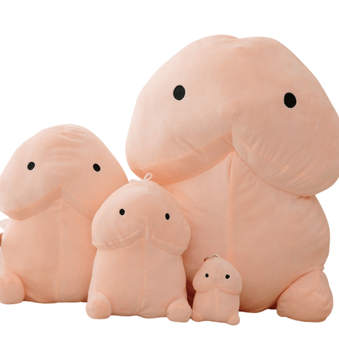 Small chubby penis plush toys, perfect for gags