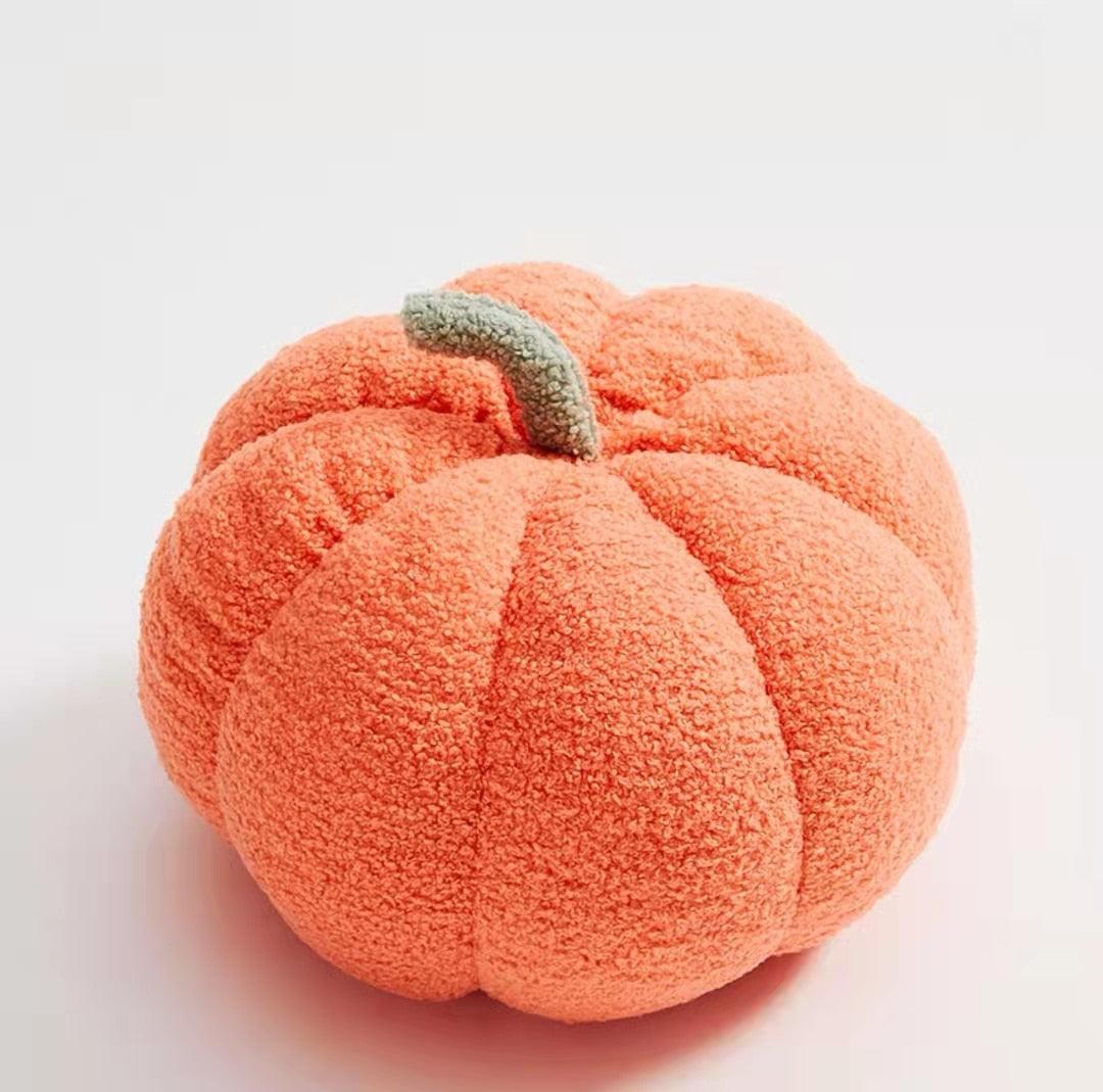 Realistic and colorful pumpkin plush