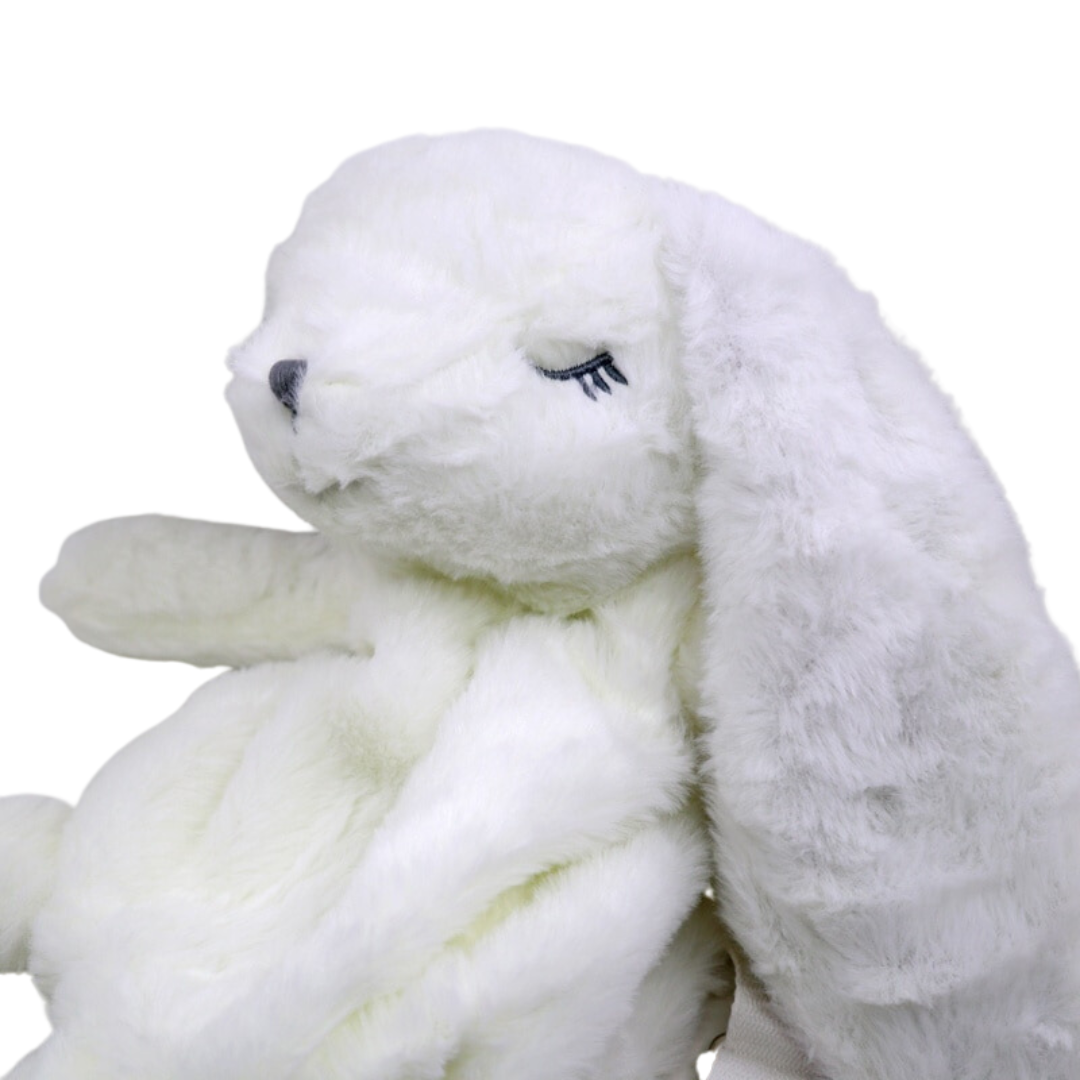 Kawaii White Rabbit Plush Backpack