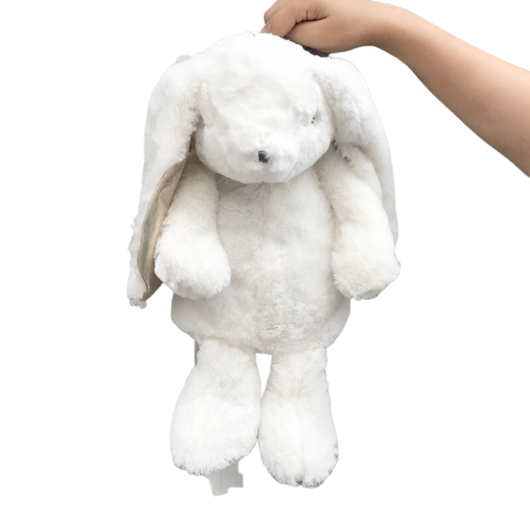 Kawaii White Rabbit Plush Backpack