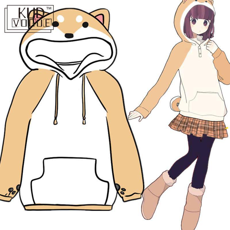 Harajuku Japanese Cute Shiba Inu Cosplay Sweater