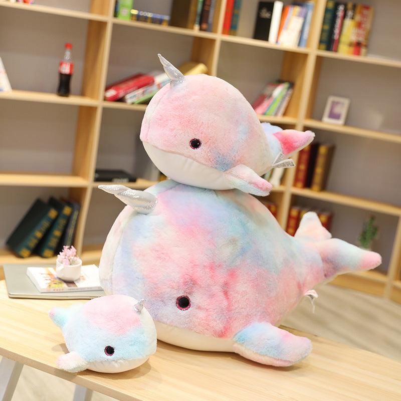 Cartoon Narwhal Plush Doll