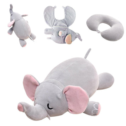 Mignon oreiller de soutien réversible en U Jouets en peluche