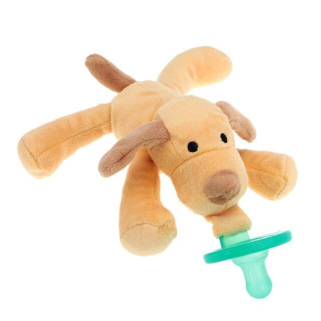 Jouets de dentition en peluche pour sucette de bébé