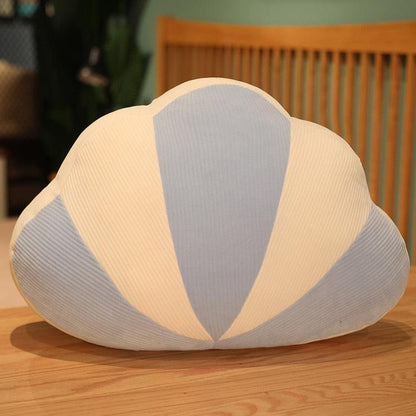 Soft and comfortable shell-shaped plush pillow