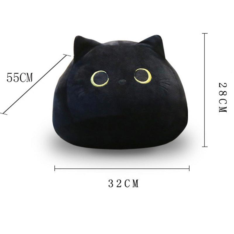 Peluche poupée chat noir créative