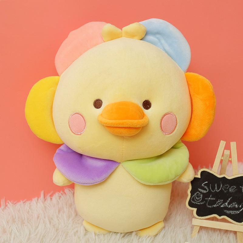 Kawaii Bear &amp; Piggy Plush Dolls with Cute Flower Hats