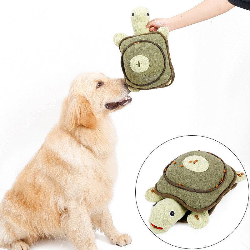 Plush Turtle Puzzle Dog Toy