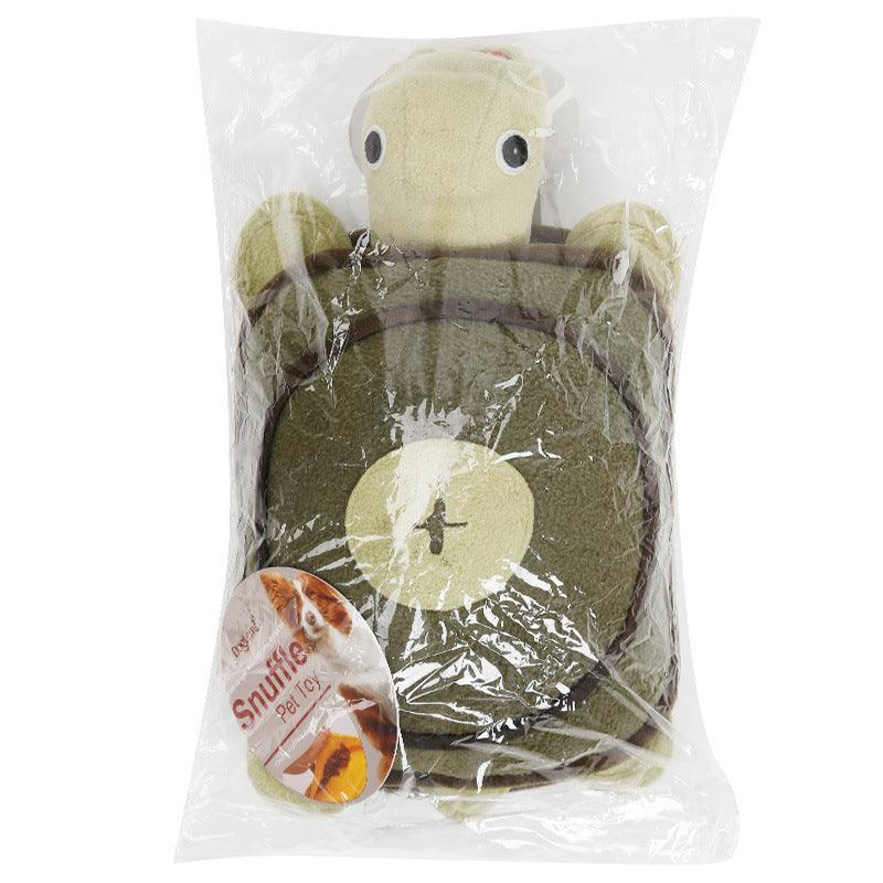 Plush Turtle Puzzle Dog Toy