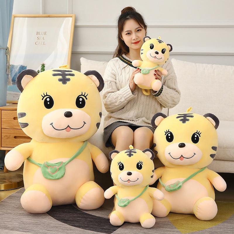 Cute tiger plush toy