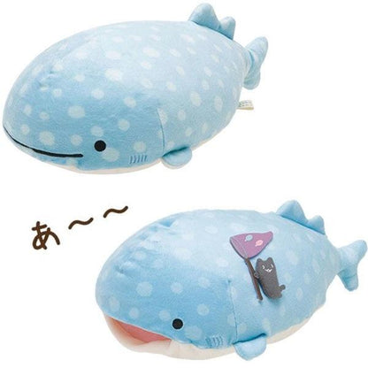 Blue whale plush toy