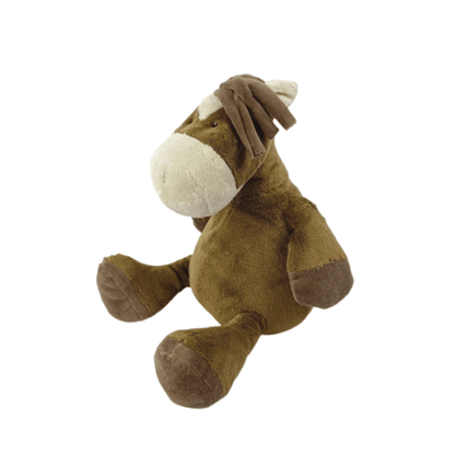 Peluche Âne Gris