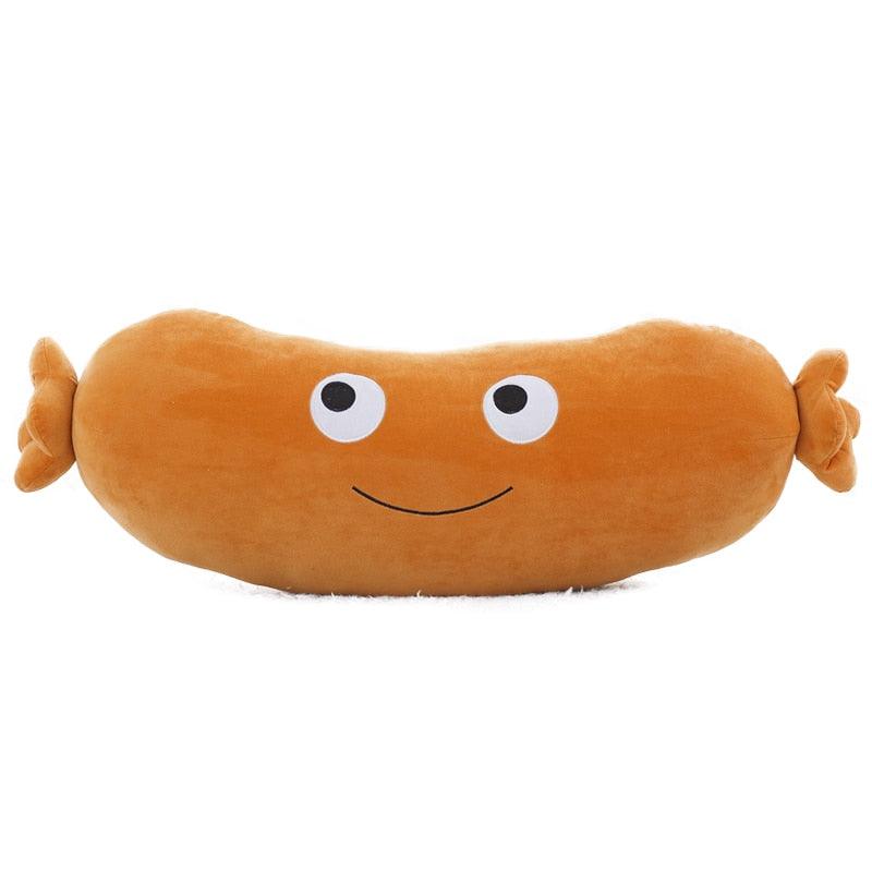 Peluche saucisse super mignonne