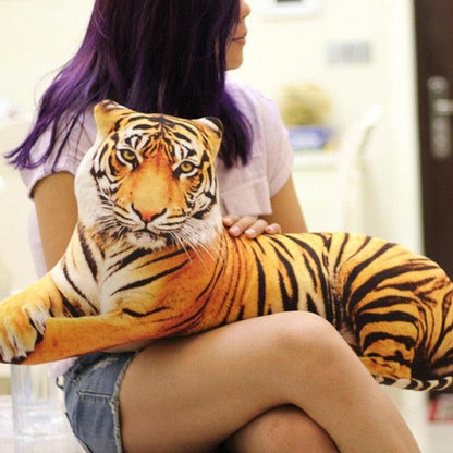 Realistic 3D animal plush toys: Dogs and tiger