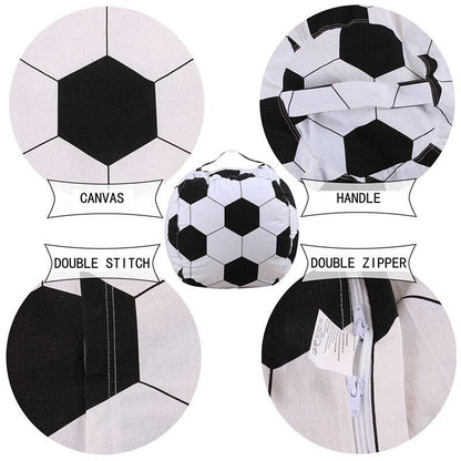 Soccer. Football Shaped Storage Bag Plush Basketball Bag Children Chairs