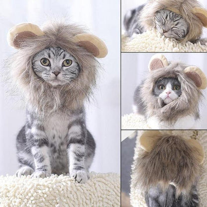 Hilarious and Funny Cat Lion Mane Plush