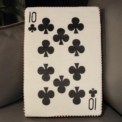 Plush toys in the shape of playing cards