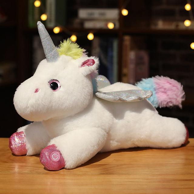 Luminous unicorn plush