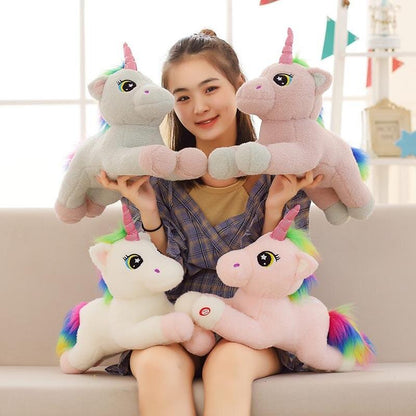 17" unicorn plush light toys for children