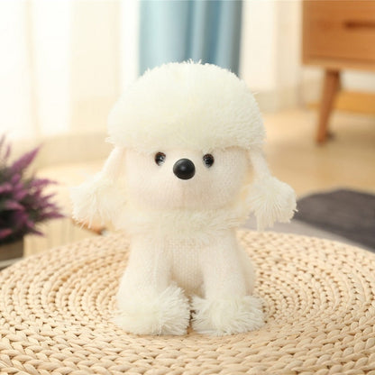 Fluffy poodle stuffed animals