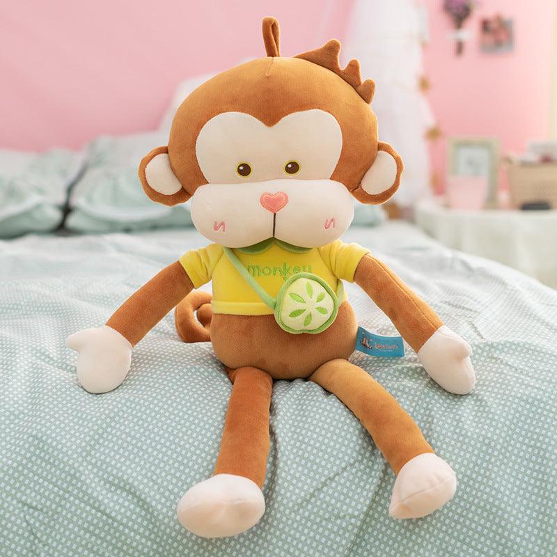 Plush monkey doll backpack Fruit Butt