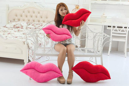 Creative sexy big lips plush pillow