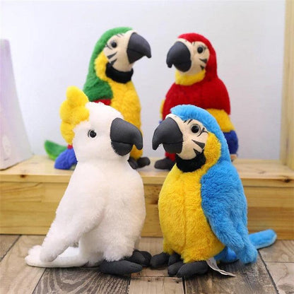 Peluche Simulation Perroquet Macaw