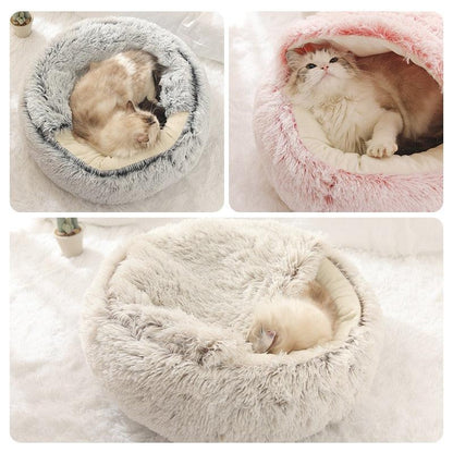 Adorable and cozy cave-shaped cat bed