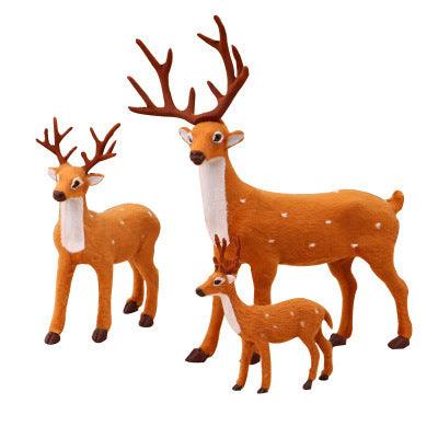 Christmas soft toys in the shape of a deer