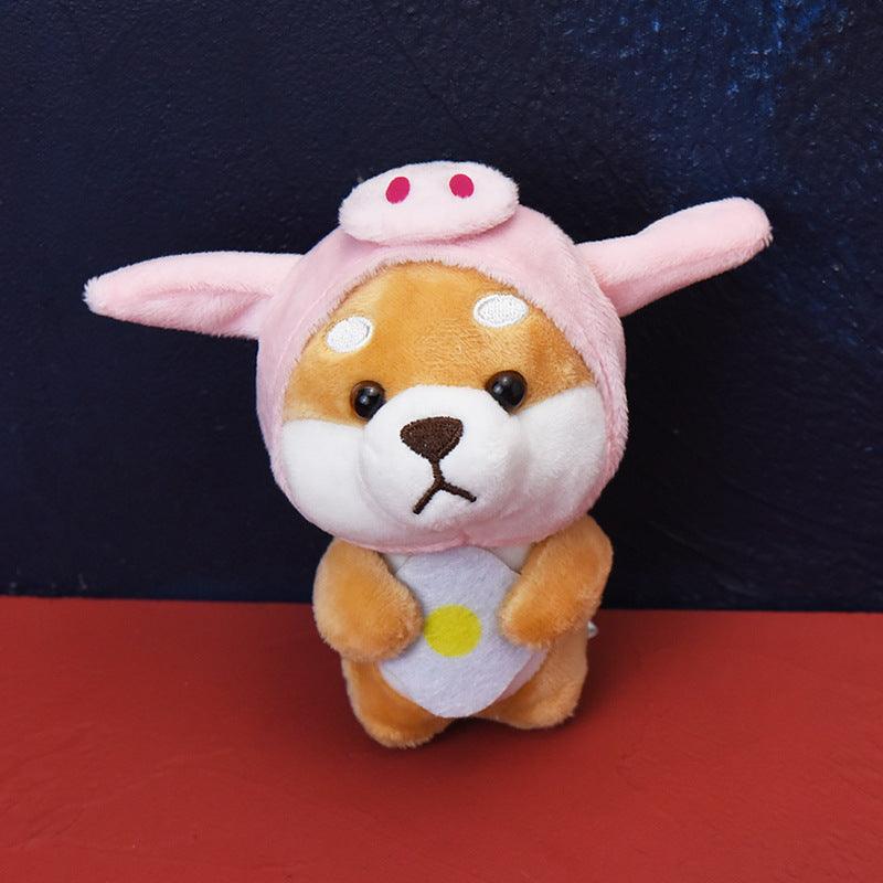 Super cute dog plush keychain