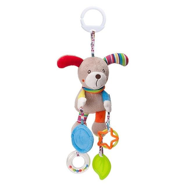 Hanging Stuffed Animals Rattles Teething Soothing Baby Toys