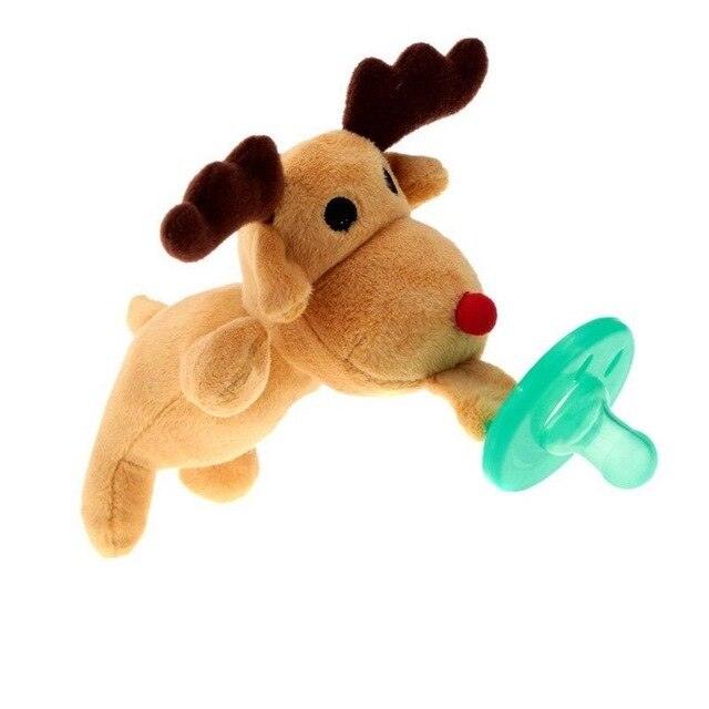 Jouets de dentition en peluche pour sucette de bébé