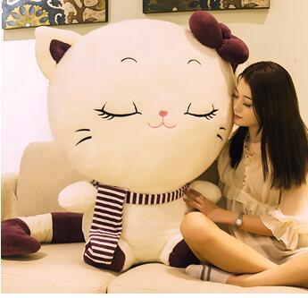 Kawaii Kitty Cat Head 20" Plush Toy (Oversized Cat Head)