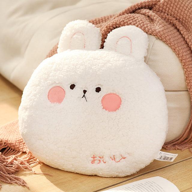 Kawaii Cartoon Animal Pillow Round Plush Toys