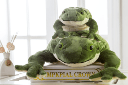 Poupée en peluche grenouille pour enfants