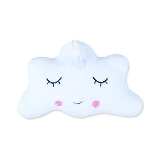 3 Couleurs Petits Oreillers Moon Star Cloud Shape Emoticon Plush Pillows