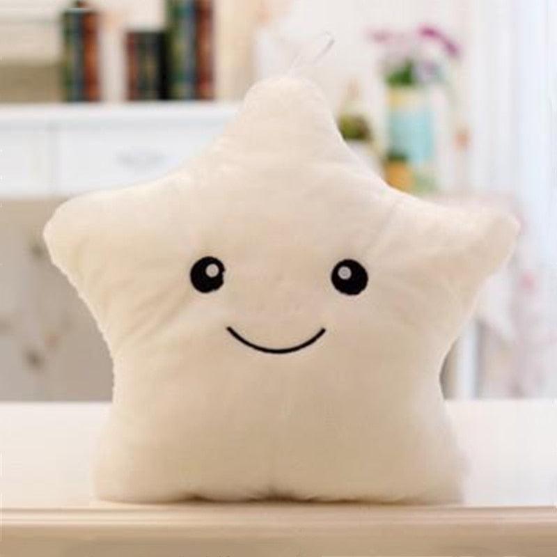 Luminous Pillow Star Shape Soft and Cute Plush Luminous Cushion