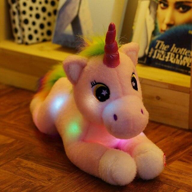 Jouets lumineux en peluche licorne 17" pour enfants