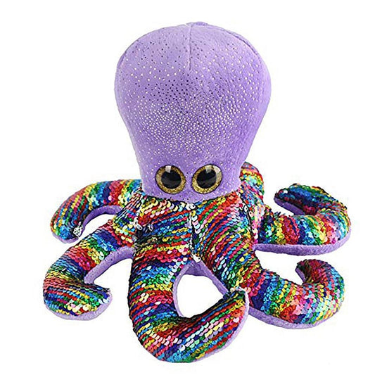 Peluche Cool Sparkle Sequin Octopus