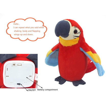 Talking Electric Parrot Plush Toy