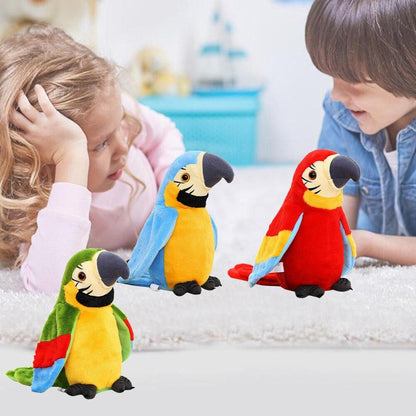 Talking Electric Parrot Plush Toy