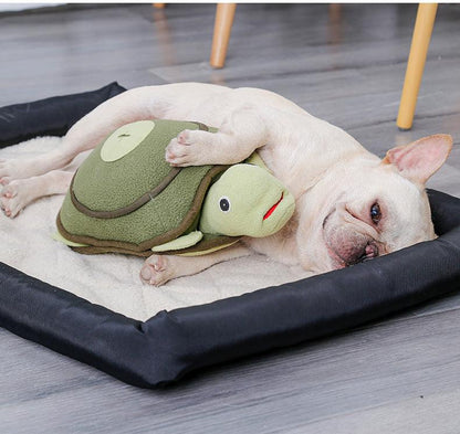 Plush Turtle Puzzle Dog Toy