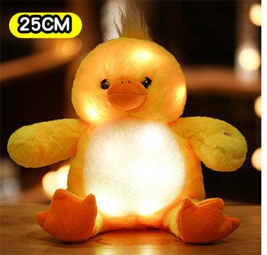 Peluches Animaux au Coeur Lumineux