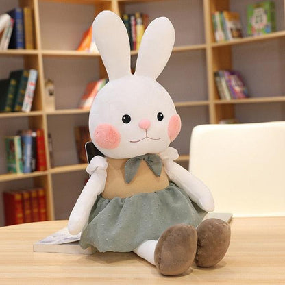17.5" - 21.5" Adorable stuffed rabbit with clothes