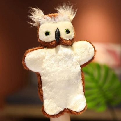 13 styles of hand puppet stuffed animals