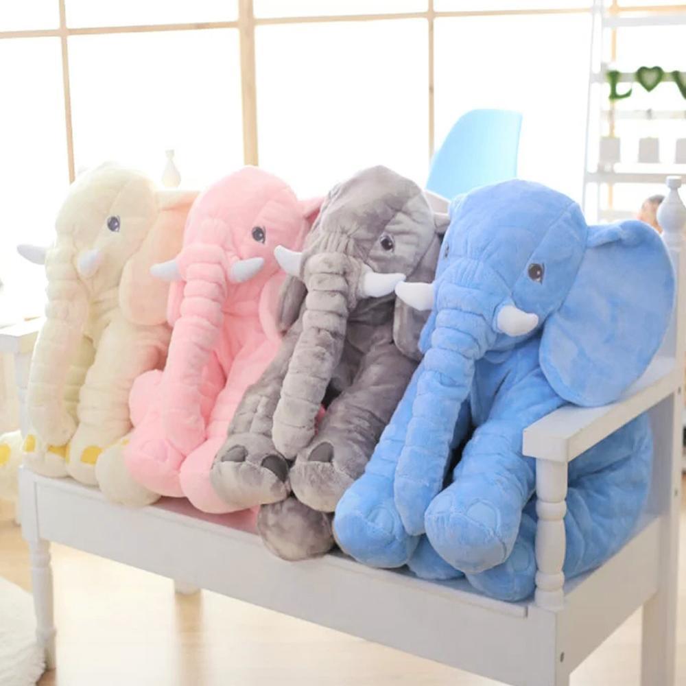 Colorful elephant stuffed animals