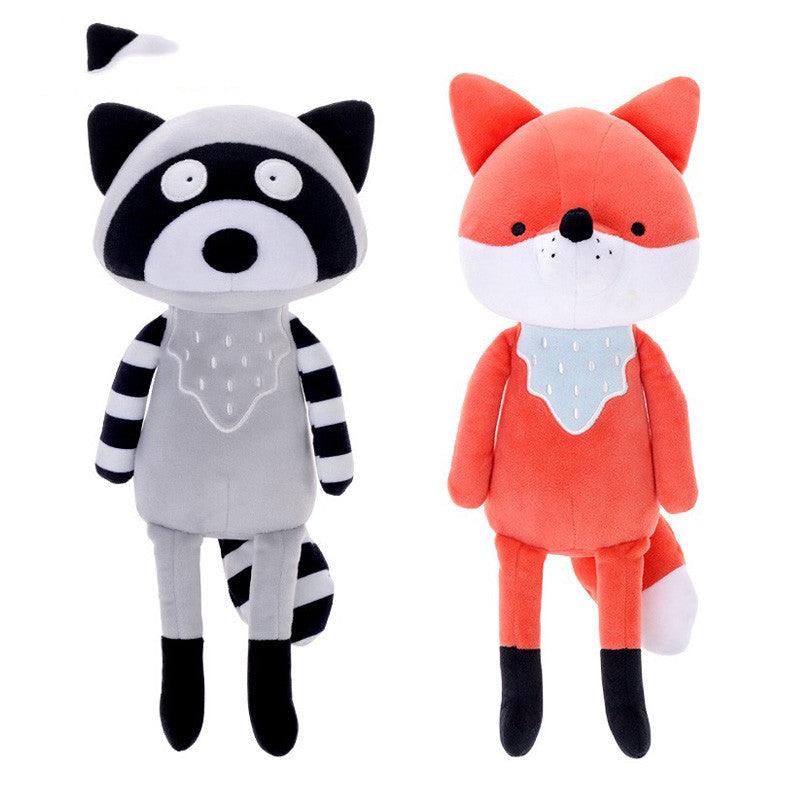 Jouets en peluche 14" Fox et Racoon Best Friends