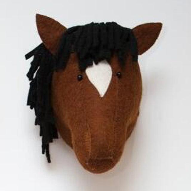 Peluche Horsey Animal Trophy Head Wall Mounts