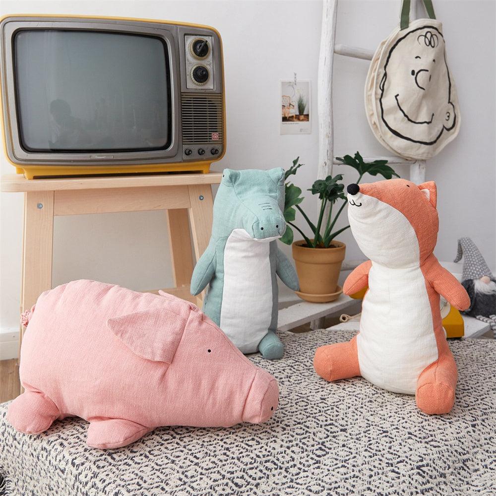 Animaux en peluche super doux pour bébé Kawaii